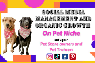 grow your dog or cat social media and grow pet store