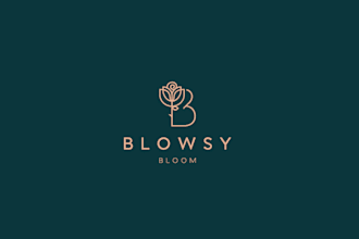 design flower shop logo