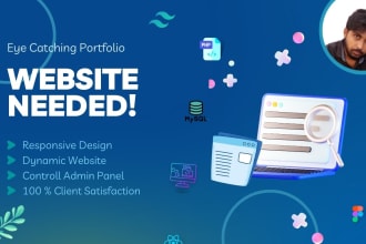 build a personal or professional portfolio website with PHP