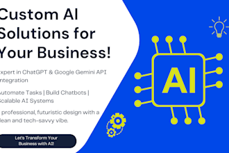 develop custom ai solutions for any business