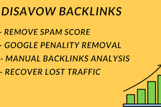 disavow bad toxic links and reduce spam score from your website