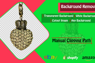 do transparent background and manual clipping path