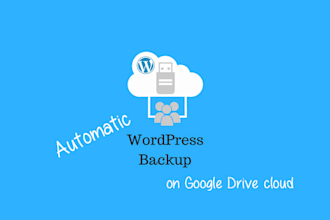 help you create automatically backups for your wordpress site on google drive