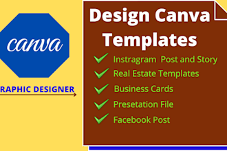 design anything with canva according to your choice