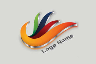do good looking creative high quality design logo with free source file