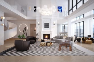 design luxury interior and exterior