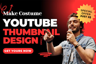 design attractive youtube thumbnails