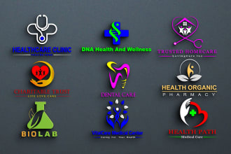 do charity medical pharmacy lab dna healthcare homecare and dental logo