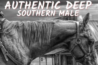 do a deep male southern country western cowboy voice over