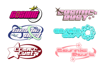 design unique y2k logo for your brand