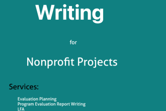 write monitoring and evaluation projects and reports