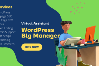 be virtual assistant wordpress blog manager