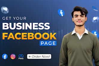 create and setup facebook business page, fix and promote fb page