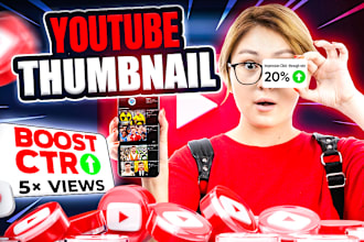 design an amazing youtube thumbnails