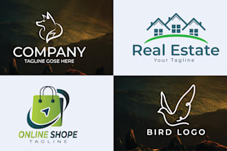 create unique minimal and minimalist logo design