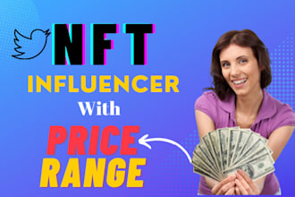 provide best twitter nft influencer with price range
