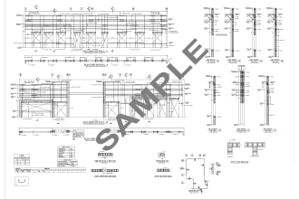 cmu walls shop drawings and bar bending schedule