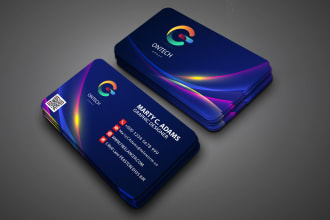do professional luxury business card and logo design