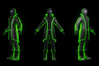 create and edit custom 3d avatar character for vrchat