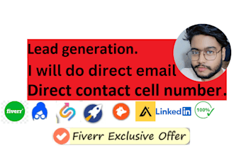 b2b linkedin lead generation email and direct mobile number