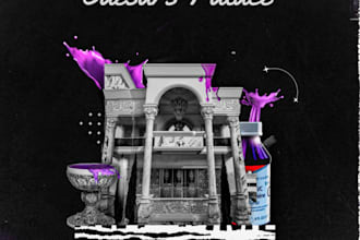 create a music rap cover art album cover