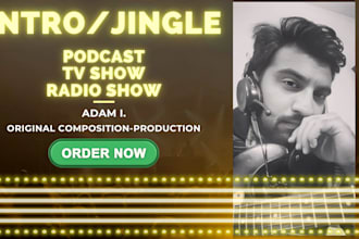create custom podcast intro music and jingle music