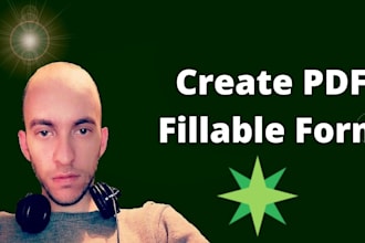create a PDF fillable form, convert  HTML, word, PSD or excel