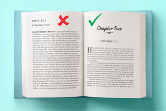 design your book for print and ebook, interior book layout