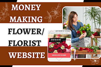 design money making florist shopify store flower website home plants store