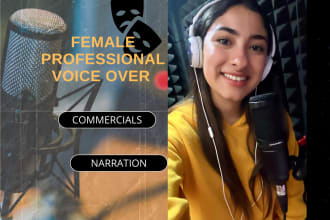 record a female latin spanish english acting voice over