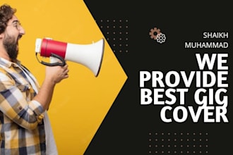design eye catching, unique and creative gig
