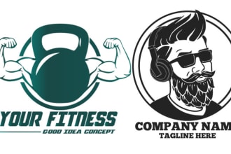 create attractive illustration streetwear urban and gym logo t shirt design