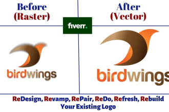 do remake, redo, revamp, refresh, redesign, refine,or enhance your existing logo