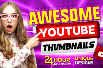 design awesome youtube thumbnails in 24 hour