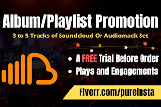 promotion soundcloud real USA audience for track guarantee
