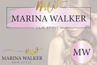 design hand drawn custom signature logo or branding