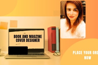 design book and magazine cover for you
