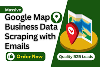 do google maps scraping, data extraction for b2b lead generation, email scraper