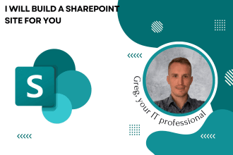 build a sharepoint site for you in english or german with ai