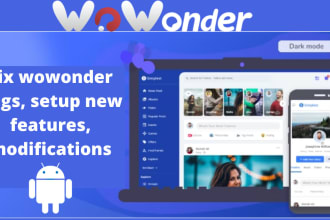 fix wowonder bugs, setup new features, modifications