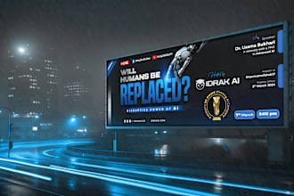 design stunning printable banner, billboard and signboard