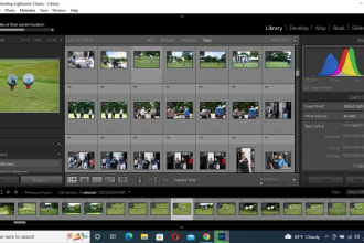 cull, edit, batch process wedding and event photos