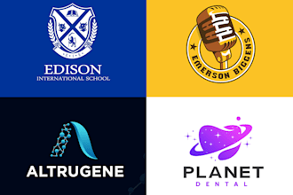 create a modern eye catching logo design for your business