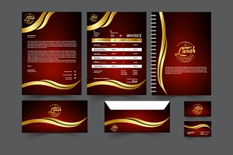 create trendy logo with brand style guides for your business