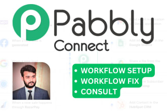 be your pabbly connect automation expert to setup workflows