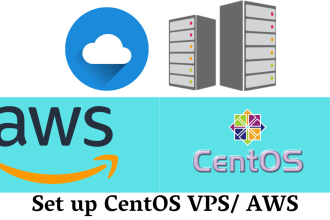 set up centos virtual cloud server, amazon server