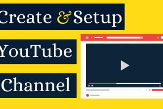 create and setup youtube channel according to your brand