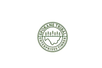 design a clean new logo for a native american tribe logging company