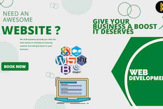 create an amazing website for your business