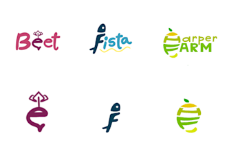 design artsy hand drawn and modern logo